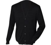 Henbury Mens Lightweight V Cardigan Gilet, Noir (Black), XXX-Large Homme