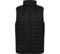Henbury Gilet matelassé unie adulte PC3827 (3XL) (Noir)