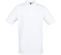 Henbury Herren Pique Polo-Shirt PC2590 (4XL) (Weiß)