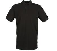 Henbury Herren Pique Polo-Shirt PC2590 (M) (Schwarz)