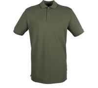 Henbury Herren Pique Polo-Shirt PC2590 (S) (Olive)