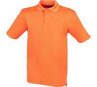 Henbury Herren Polo-Shirt Coolplus Pique RW635 (L) (Orange)