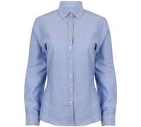 Henbury Modern - Chemise Oxford à manches longues - Femme (L) (Bleu) - UTRW5424 Bleu G