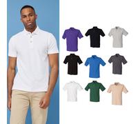 Henbury pique polo de coton classique avec col debout h100 - occasionnel unisexe