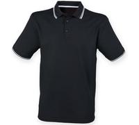 Henbury - Polo à manches courtes - Homme (M) (Noir/Blanc) - UTRW4752 Noir/Blanc G