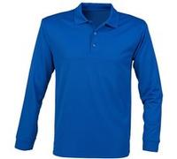 Henbury - Polo à manches longues - Hommes (XS) (Bleu roi) - UTRW4751 Bleu Roi G