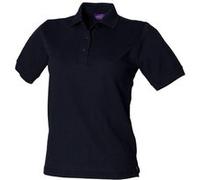 Henbury - Polo à rétention de forme - Femme (M) (Bleu marine) - UTRW626 Bleu Marine, Bleu marine