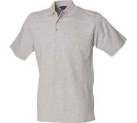 Henbury - Polo "Classic" Qualité lourde pour hommes PC6120 (3XL) (Gris chiné)
