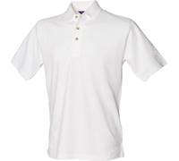 Henbury - Polo "Classic" Qualité lourde pour hommes PC6198 (S) (Blanc)