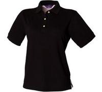 Henbury - Polo classique à rétention de forme - Femme (S) (Noir) - UTRW619 Noir, Noir G