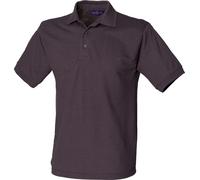 Henbury - Polo de qualité lourde pour homme PC6086 (S) (Gris foncé)