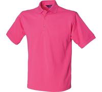 Henbury - Polo de qualité lourde pour homme PC6086 (XL) (Fuchsia)