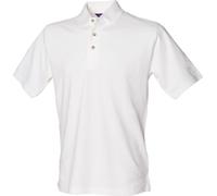 Henbury Polo pour homme, couleur unie RW617 (2XLarge) (Blanc)