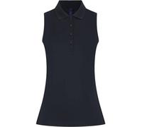 Henbury - Polo sans manches pour femme RW10526 (XS) (Marine)