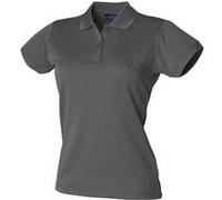 Henbury - Polo sport à forme ajustée - Femme (2XL) (Gris foncé) - UTRW636 Gris Foncé, Gris foncé G