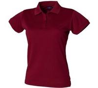 Henbury - Polo sport à forme ajustée - Femme (XL) (Bordeaux) - UTRW636 Bordeaux, Bordeaux