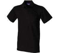 Henbury - Polo Stretch Homme/Femme Unie PC5585 (S) (Noir)