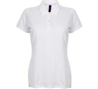 Henbury - Polo uni - Femme (2XL) (Blanc) - UTRW5421 Blanc G