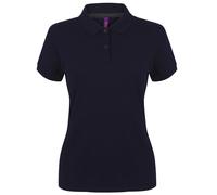 Henbury pour femmes Piqué micro-fin Chemise polo-Dames Manche courte T-shirt uni