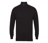 Henbury - Pull zippé 1/4 à manches longues - Homme (RW5289)