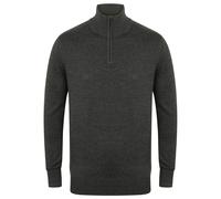 Henbury - Pull zippé 1/4 à manches longues - Homme (RW5289)