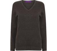 Henbury - Sweat-shirt col V pour femme PC6025 (XS) (Gris chiné)