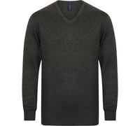 Henbury - Sweat-shirt col V pour homme PC5898 (XXL) (Gris chiné)