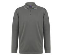 Henbury Unisexe Coolplus manches longues Chemise polo - T-shirt décontracté uni