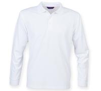 Henbury Unisexe Coolplus manches longues Chemise polo - T-shirt décontracté uni