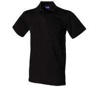 Henbury Unisexe Piqué extensible polo - Adultes Manche courte T-shirt simple