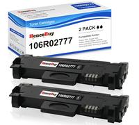 HenceBuy 106R02777 Lot de 2 cartouches de toner de rechange pour Xerox 106R02777 Noir Compatible avec Xerox WorkCentre 3215 3215NI 3225 3225DNI Phaser 3260 3260DI 3260DNI 3052