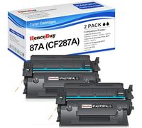 HenceBuy 【2- Noir】 Remplacement compatible pour HP 87A CF287A 87X CF287X pour imprimante HP Laserjet Enterprise M506 M506dn M506n M506x M501n M501dn M527f M527dn M527z
