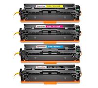 HenceBuy 219A (avec puce) compatible avec HP 219A 219X Toner pour HP Color Laserjet Pro MFP 3302FDWG 3302SDWG 3302FDNG 3302FDW 3302SDW 3302FDN 3202DN 3202DW W2190A W2191A W2192A W2193 A (lot de 4)