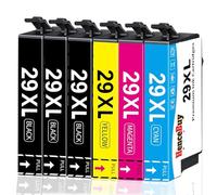 HenceBuy 29XL Cartouches d'encre Compatible pour Epson 29 XL 29XL Multipack pour Expression Home XP-255 XP-235 XP-245 XP-345 XP-352 XP-445 XP-452 XP-432 XP-335 XP-342 XP-442 Imprimante (5 Pack)