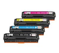HenceBuy 410A Compatible pour HP 410A 410X CF410A CF410X Cartouche de Toner pour Color Laserjet Pro MFP M477fdw M477fdn M477fnw M477 M377dw M452dn M452dw M452nw M452dw M452 - Noir Cyan Jaune Magenta