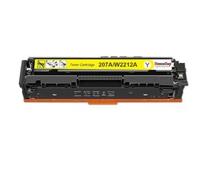 HenceBuy avec Puce 207A W2212A Toner Jaune Cartouche de Toner pour HP 207X W2212X Compatible pour Cartouche Encre HP Color LaserJet Pro MFP M283fdw M283fdn M255dw M255nw M282nw Imprimante (Jaune)