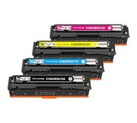 HenceBuy (avec Puce 216A Cartouches de Toner Compatibles pour HP 216A W2410A W2411A W2412A W2413A pour HP Color LaserJet Pro MFP M183fw M182n M182 M182nw M155 M155a (Noir Cyan Magenta Jaune)