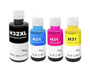HenceBuy Set d'encre compatible pour HP 32XL & 31 Bouteille d'encre Pack pour Smart Tank 5100 Series 5105 5106 5107 7000 7005 7006 7300 7305 7306 7600 7605 7606 Smart Tank Plus 550 555 558 559 570 655
