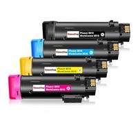 HenceBuy Toner 6515 6510 Cartouche Compatible pour Xerox WorkCentre 6515n 6515dn 6515dni 6515dnm Phaser 6510n 6510dn 6510dni 6510dnm Imprimante 5500 Pages Noir Cyan Magenta Jaune (4 Couleurs)