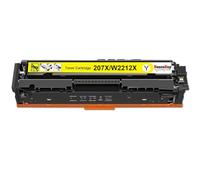 HenceBuy Toner jaune avec puce 207X W2212X compatible avec HP 207A W2212A Cartouche de toner de rechange pour imprimante Color LaserJet Pro MFP M283fdw M282nw M283fdn M255dw M255nw M283 M282 M255