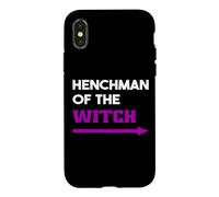 Henchman of The Witch Funny Couple Typographie Halloween Coque pour iPhone X/XS