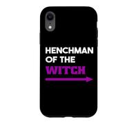 Henchman of The Witch Funny Couple Typographie Halloween Coque pour iPhone XR