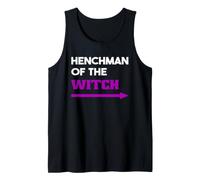 Henchman of The Witch Funny Couple Typographie Halloween Débardeur