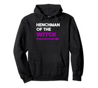 Henchman of The Witch Funny Couple Typographie Halloween Sweat à Capuche