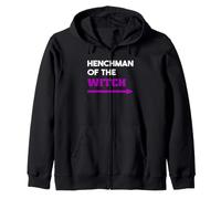 Henchman of The Witch Funny Couple Typographie Halloween Sweat à Capuche