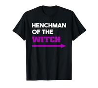 Henchman of The Witch Funny Couple Typographie Halloween T-Shirt