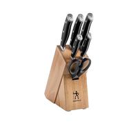 HENCKELS Accent Bloc de couteaux 7 pièces, Ciseaux, Bois d'hévéa | Aspect naturel