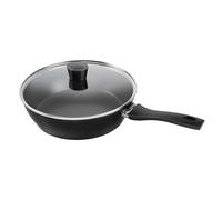 HENCKELS by ZWILLING Breeze Sauteuse 28 cm avec couvercle anti-adhésif en céramique compatible induction, Noir