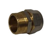 Henco - Raccord Multicouche à compression - Raccord Multicouche à compression Ø26x3,0 - Droit Mâle 1" (26/34) - Henco