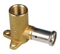 Coude applique multicouche laiton à sertir HENCO Femelle 20 x 1/2' - 2P-2004 G